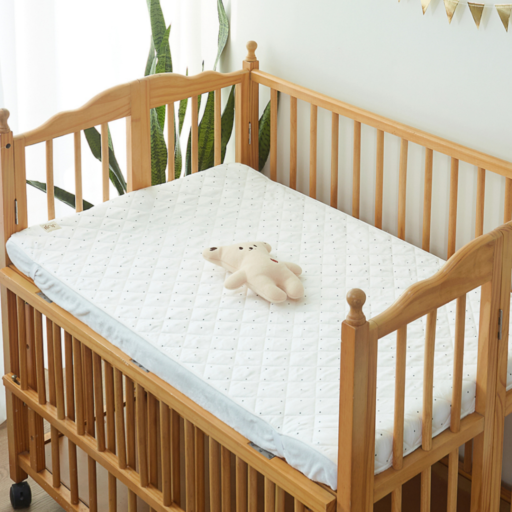 Topper Cũi Lót Nệm Ga Cũi Cho Bé Đi Học, Lụa Modal Hàn Quốc,Đi Chơi, Đi Mẫu Giáo Nhà Trẻ Mát, Thảm Chơi Cho Bé