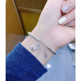 Lắc tay bạc xi vàng