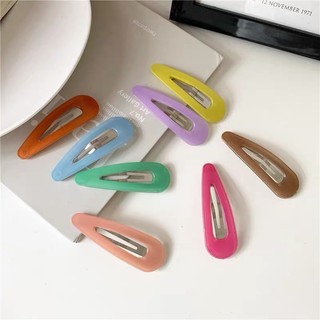 Kẹp tóc bấm giọt nước chất matte size lớn