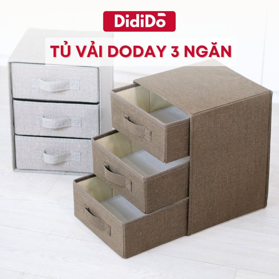 TỦ VẢI DODAY 3 NGĂN HÀN QUỐC