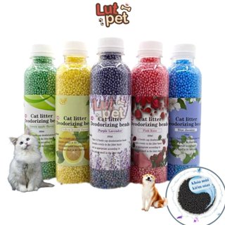 Hạt khử mùi cát vệ sinh cho mèo, giảm mùi hôi cát mèo - lutpet