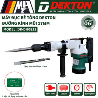 Máy Đục Bê Tông Dekton DK-DH0811 - Đầu 17mm - Công Suất 1250W