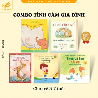 Sách - Series chủ đề Tình cảm gia đình (cho lứa tuổi 3-7) (Nhã Nam HCM)