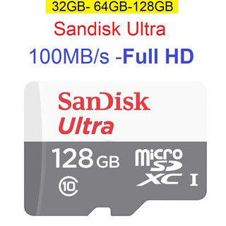 Thẻ nhớ microsd 32gb/ 64gb/ 128gb sandisk ultra 100mb/s, thẻ nhớ camera wifi