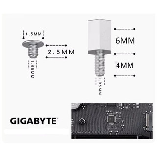 ốc bắt ssd m2 nvme cho các mainbỏad msi,asus,giga
