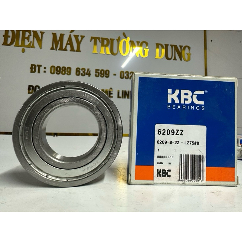 Vòng bi bạc đạn 6209 ZZ KBC - KOREA chất lượng cao