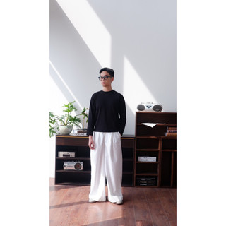 Emwi studios | BOBBY TOP Áo thun rả thân đạp viền