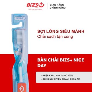 Bàn Chải Đánh Răng Bizs+ Nice day Nhỏ Gọn, Lông Siêu Mềm Mảnh, Làm Sạch Răng Nhẹ Nhàng An Toàn