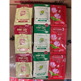 Dầu Gội Dược Liệu Thái Dương 3 & 7 10 gói x 5ml