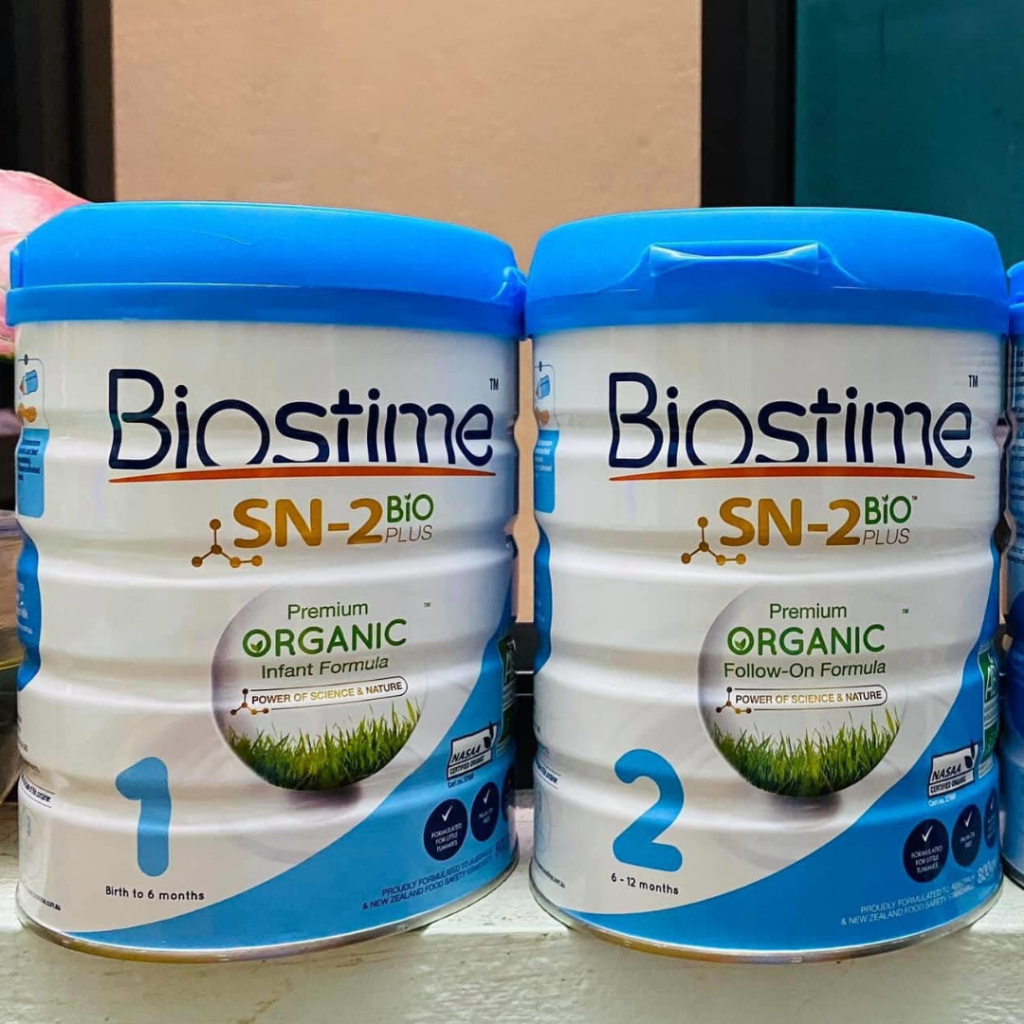 Sữa Tăng Khả Năng Hấp Thu Cho Bé Biostime SN-2 Bio Plus Organic - Sữa bò Organic Giúp Bé Phát Triển Toàn Diện