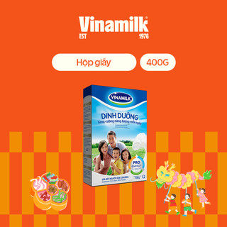 5 Hộp Sữa bột Nguyên kem có đường Vinamilk Dinh Dưỡng Hộp Giấy 400g