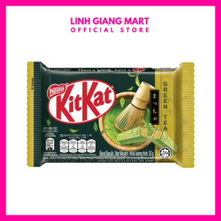 Nestle Kit Kat - Bánh Xốp Phủ Socola Vị Trà Xanh - Gói 35g