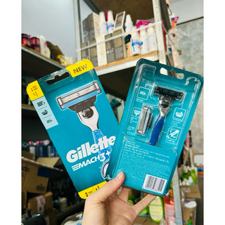 [Chính Hãng 100%]Dao Cạo Râu Gillette Mach3 Classic (1 Cán Dao + 2 Lưỡi Dao) - Mach 3 Basic cao cấp