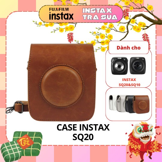 Bao da bảo vệ máy chụp ảnh lấy liền instax Square SQ20 -  Case túi đựng máy chụp ảnh instax Square SQ20