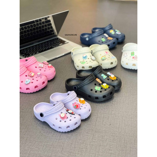 dép   trẻ em sục bé gái bé trai cross cute dễ thương chất loại 1 cực chất siêu mềm nhẹ dép  cross lỗi  cắt koronhi