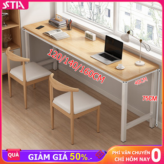 STA Bàn học sinh học đôi nhà bàn hình chữ nhật đơn giản thuê nhà bàn máy tính tường hẹp bàn dài