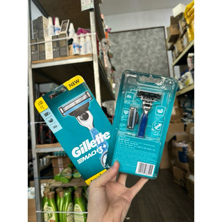 [Chính Hãng 100%]Dao Cạo Râu Gillette Mach3 Classic (1 Cán Dao + 2 Lưỡi Dao) - Mach 3 Basic cao cấp