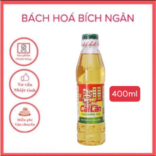 Dầu thực vật tinh luyện cái lân chai 400ml