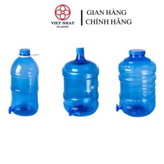 Bình gallon việt nhật 7,5 lít, 18 lít, 20 lít - bình nước nhựa việt nhật - bình gallon 20 lít có vòi rót