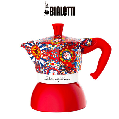 Ấm pha cà phê BIALETTI DOLCE&GABBANA MOKA INDUCTION - Hàng chính hãng