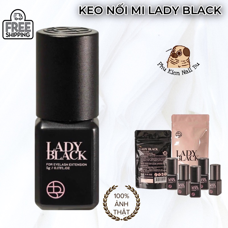 Keo nối mi hãng lady black