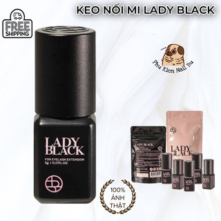 Keo nối mi hãng lady black