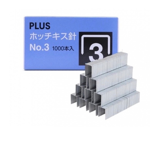 ĐẠN GHIM SỐ 3 PLUS,24/6 (KIM BẤM – GHIM BẤM – GHIM DẬP)