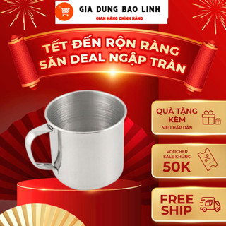 Cốc inox - ca inox dày dặn - siêu bền tiện lợi phượt , dã ngoại ... size 5 cm