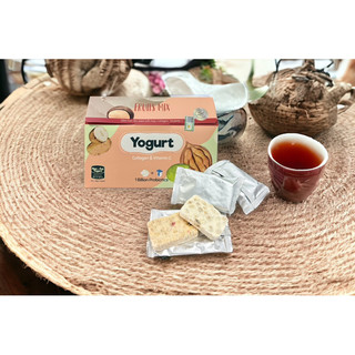 Bánh sữa chua Yogurt (sữa non lên men kết hợp collagen, vitamin C)