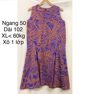 Paas, thanh lý đầm bigsize hoạ tiết, đầm xô 2hand