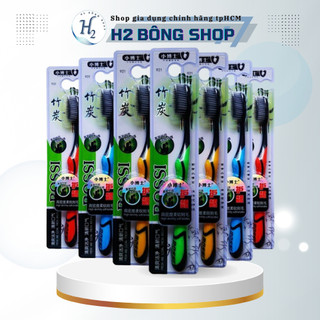 Bàn chải đánh răng than tre hoạt tính Hàn Quốc Bossi- bàn chải đánh răng than tre hoạt tính