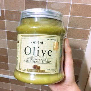 Kem ủ tóc olive hàn quốc 1000ml thay thế dầu xả kumfong