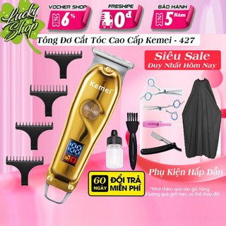 Tông đơ cắt tóc trẻ em kemei-427, tông đơ cắt tóc chính hãng, tăng đơ cắt tóc không dây.