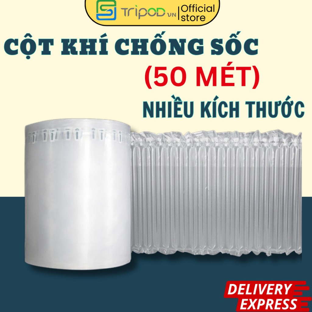 (Cuộn 50m) Cuộn cột khí chống sốc size 20-25-30-40-50-60-70-80
