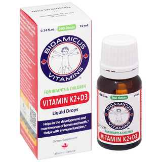 BioAmicus Vitamin D3 K2 MK7 10ml [chính hãng có tem tích điểm]