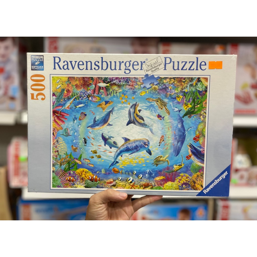 Tranh ghép Ravensburger 500 mảnh  Cave Dive Jigsaw Puzzle