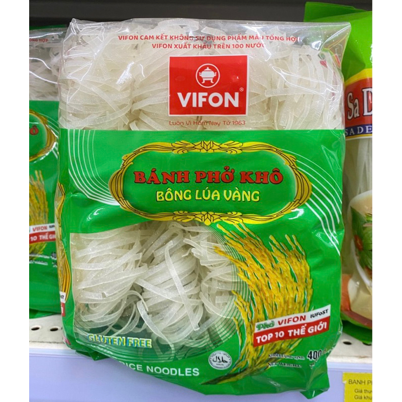 (Hoả Tốc) Phở Khô Vifon Bông Lúa Vàng gói 400g (date 4/2025)