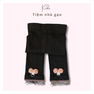 [XẢ KHO] Quần tất len tăm cho bé gái họa tiết đáng yêu QD2