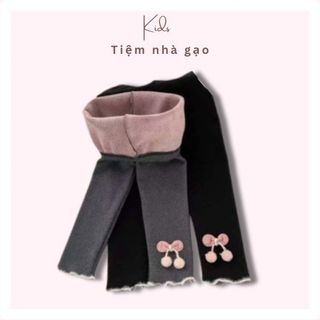 Quần legging bé gái lót lông bao ấm nhiều họa tiết đáng yêu QD4 (chọn họa tiết ngẫu nhiên)