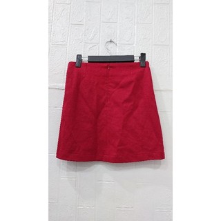 Chân váy dạ 2 lớp nữ eo 64cm, dài 41cm và eo 68cm.