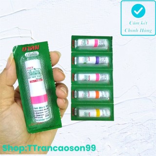 Ống dầu hít 2 đầu green herb thái lan