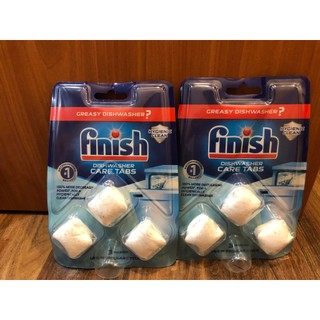 Viên vệ sinh máy rửa bát finish 3 viên/vỉ +Tặng que thử nước cứng