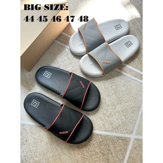 Dép nam size lớn bazuo xám đen dép quai ngang giày sneaker thể thao big size ngoại cỡ 44 45 46 47 48 49