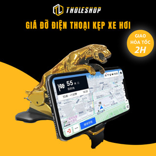 Giá Đỡ Điện Thoại Trên Ô Tô Kẹp Taplo Mẫu Báo Sang Trọng Tholeshop 9381