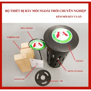 Bộ thiết bị bẫy bắt mối ngoài trời chuyên dụng diệt trừ mối gây hại