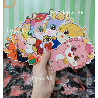 [SET 10 cái] Bao Lì Xì CHIBI PHẢN QUANG CAO CẤP.