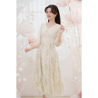 Tiela đầm váy hoa cột nơ - sadie dress