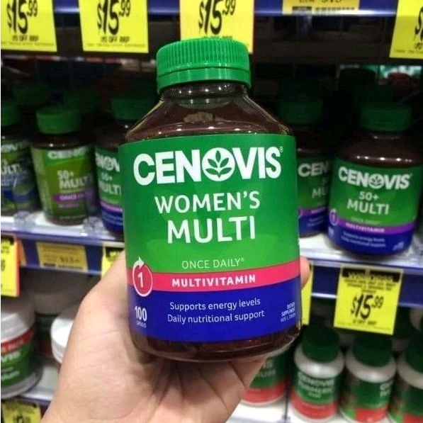 Cenovis Women’s Multi Vitamins &amp; Minerals Once Daily - 100 viên Vitamin tổng hợp cho phụ nữ