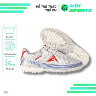 [Kai Sports] Giầy Bóng Đá Trẻ Em Kaiwin Legend Kids Êm Chân Thoáng Khí - Màu Bạc