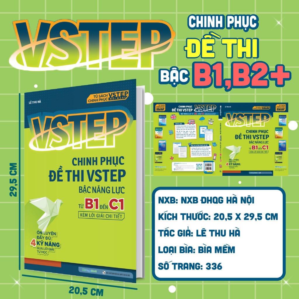 Sách Combo Chinh Phục Kỹ Năng Nói - Viết và Luyện Đề Thi Bậc B1-C1 VSTEP (3 Cuốn) | BigBuy360 - bigbuy360.vn